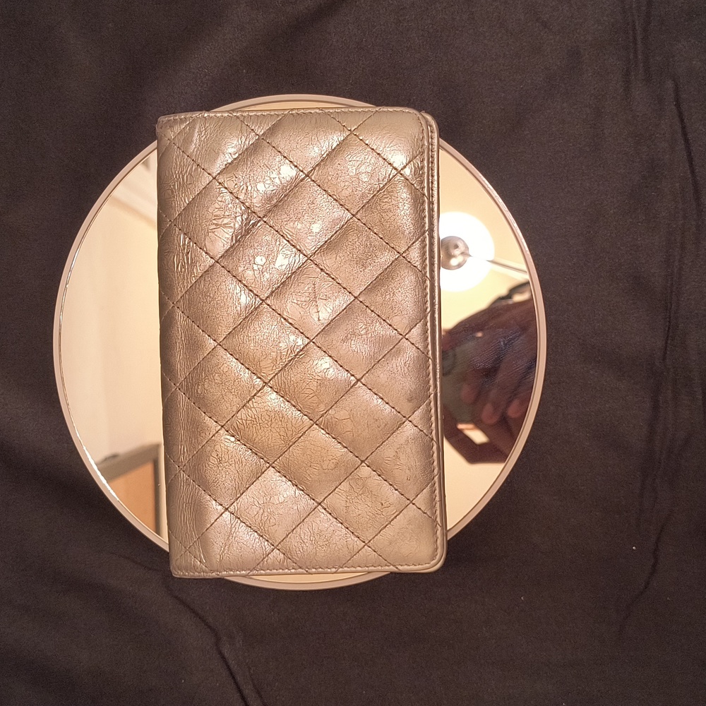 Authentic Chanel Silver Wallet - Picture 3 of 15